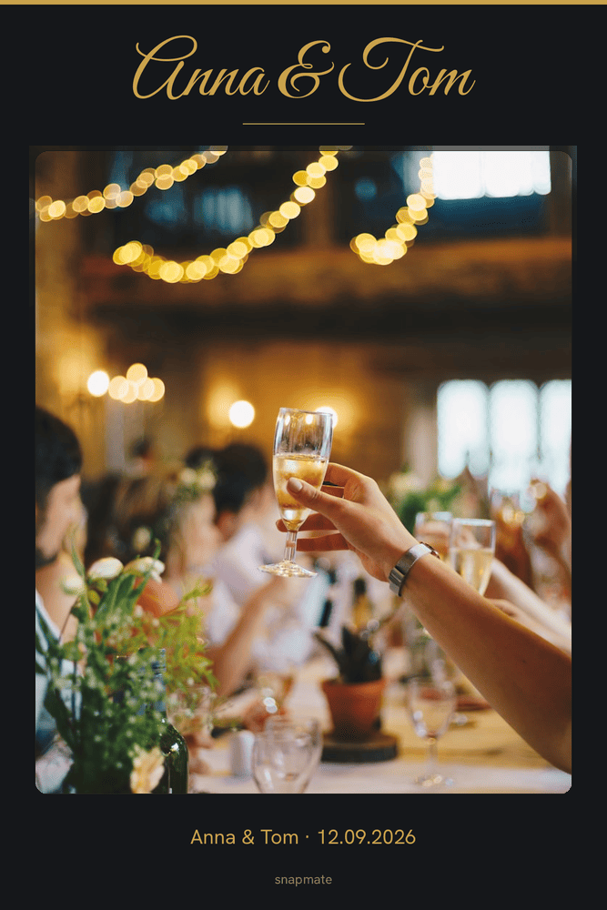 Ausdruck-Design Romantik für Hochzeit